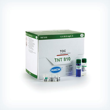 Hach TOC TNTplus Vial Test, LR (1.5-30.0 mg/L C), 25 Tests